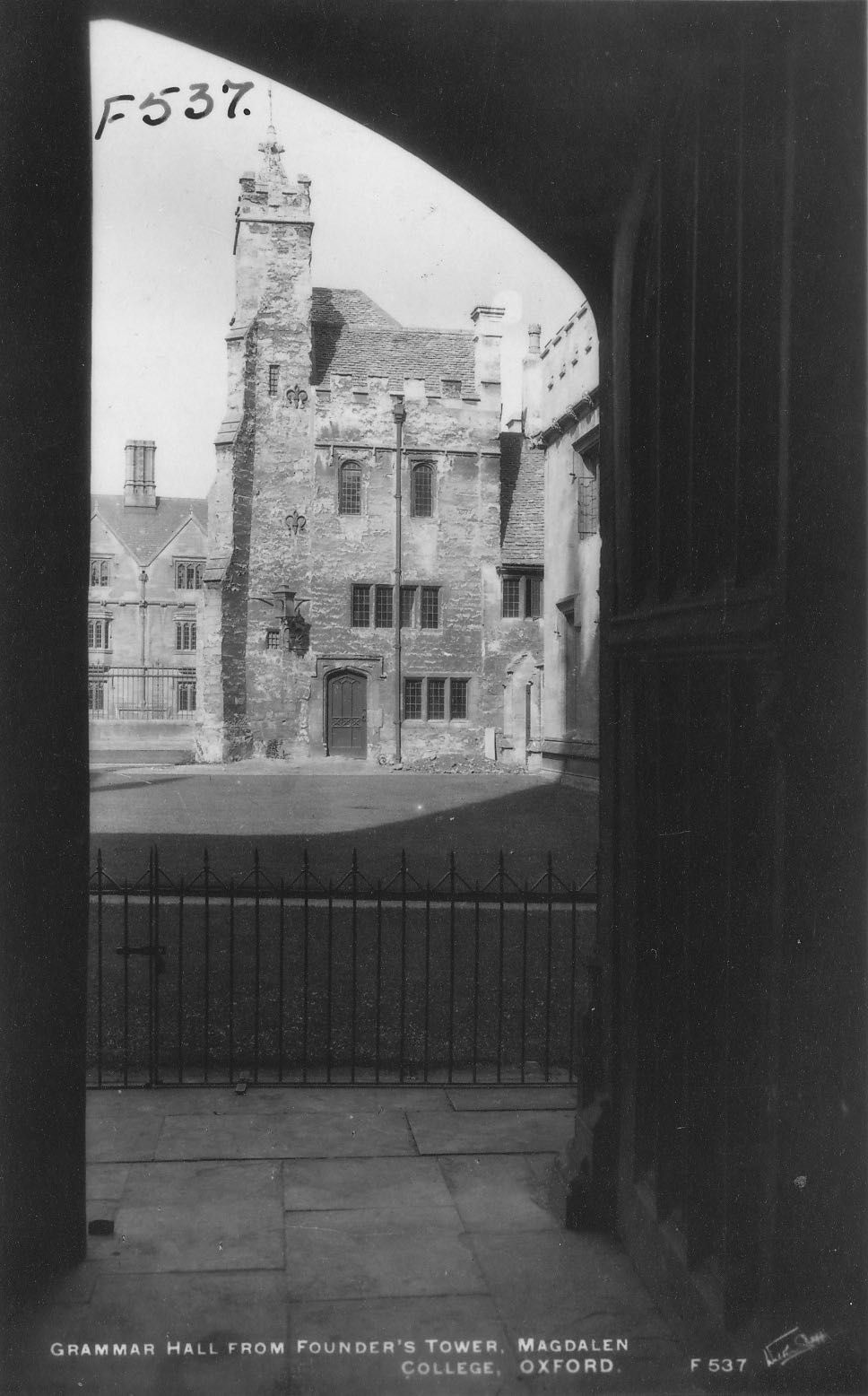 Grammar Hall from Founder’s Tower