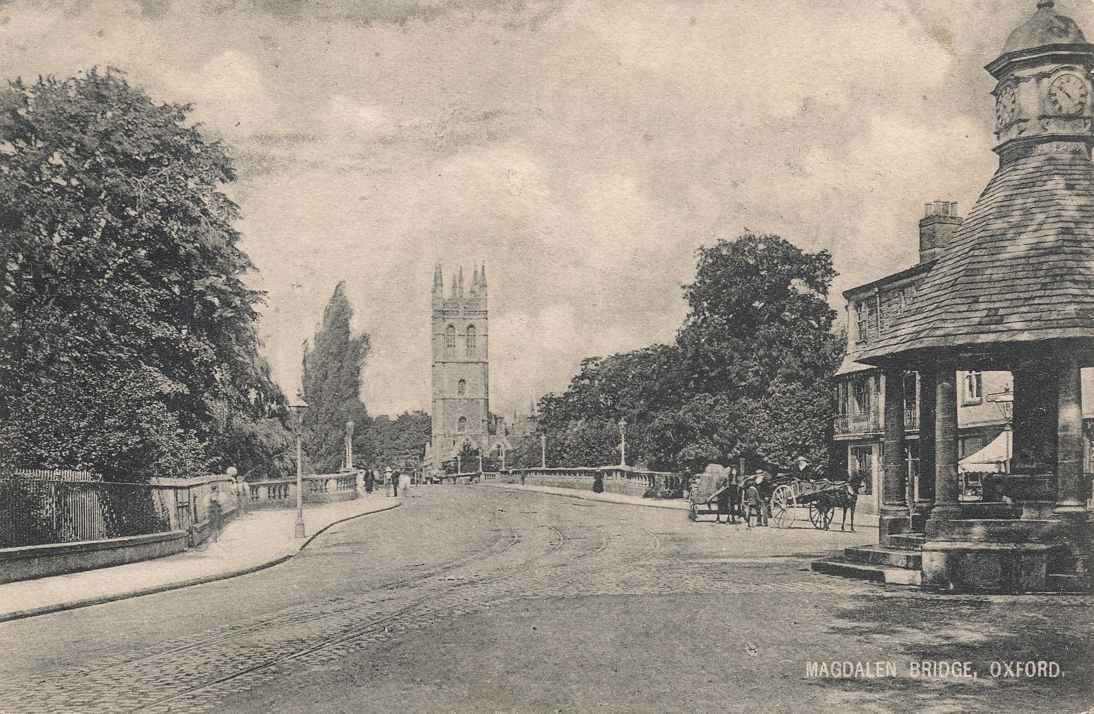 Magdalen Tower & Bridge c 1910
