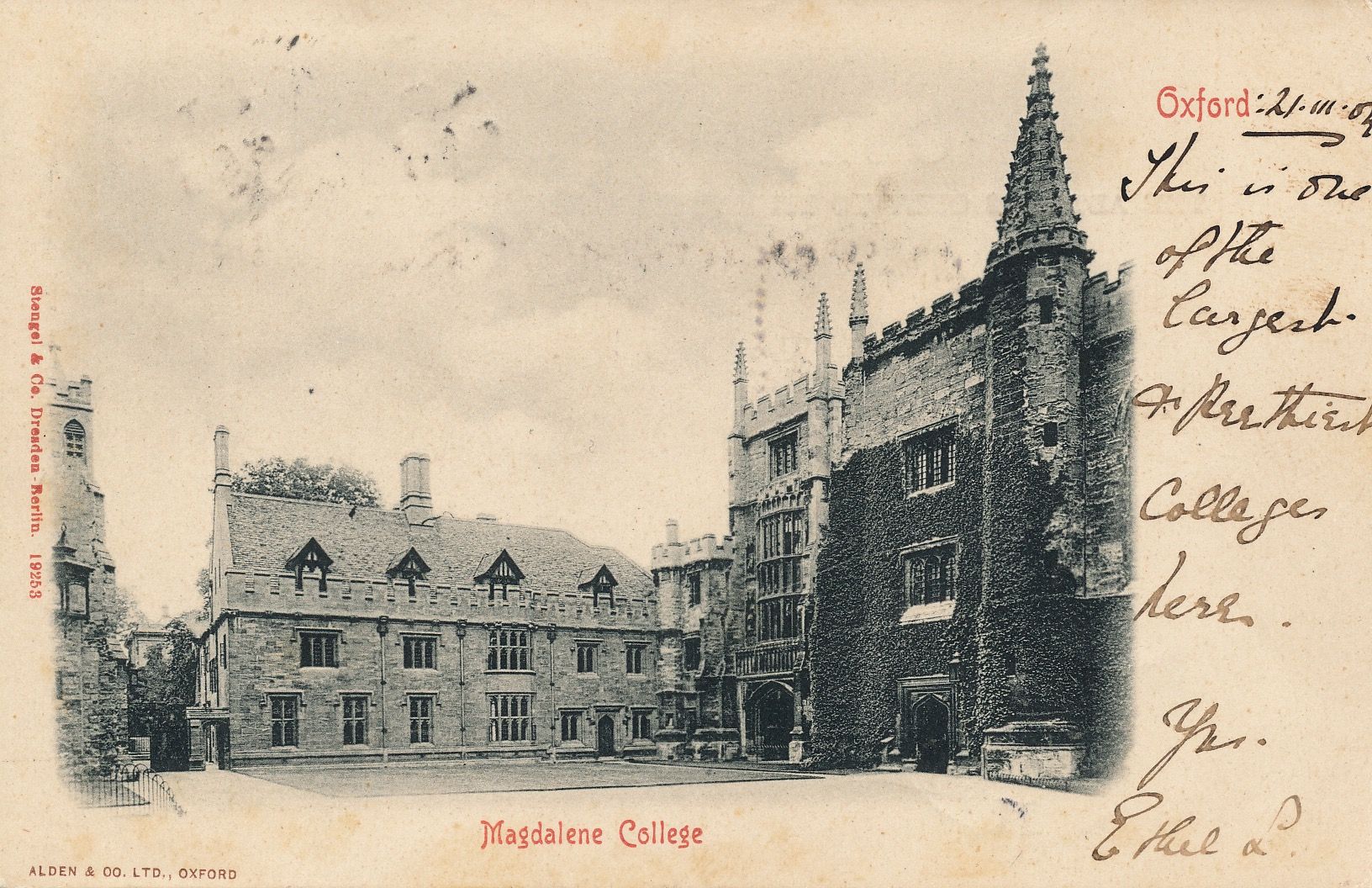 Magdalen College West Front & Offices