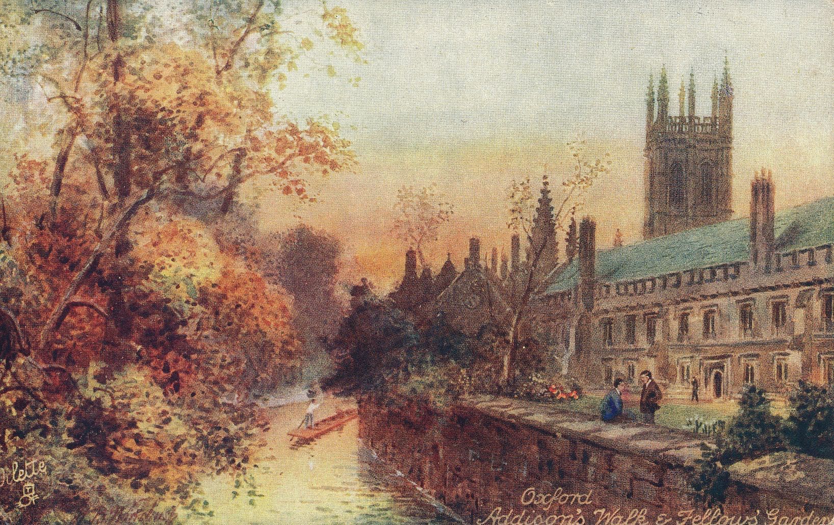 Magdalen College from Addison’s Walk