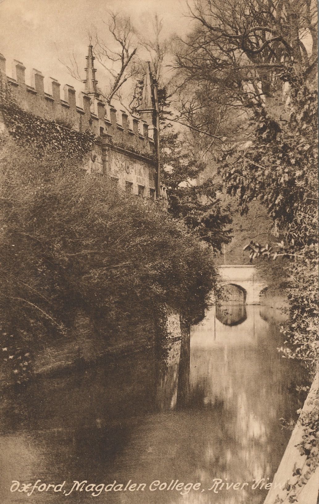 Magdalen College from Addison’s Walk