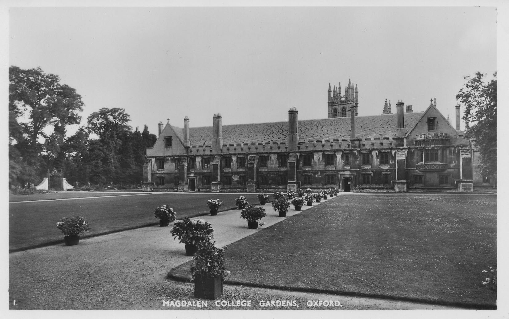 Magdalen College Gardens (from New Building)