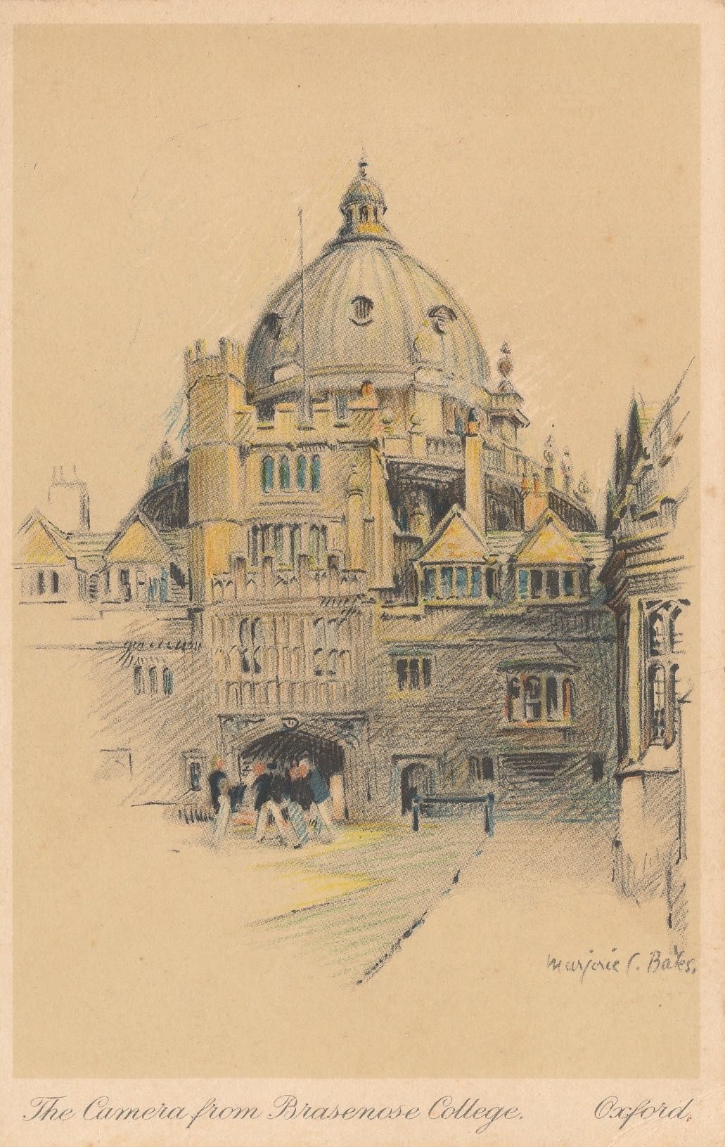 Radcliffe Camera from Brasenose College