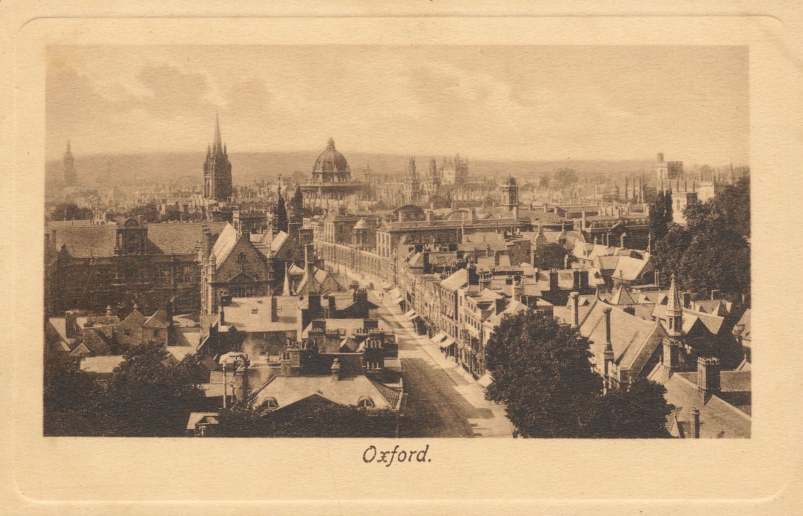 Oxford - General View (as from Magdalen Toweer)