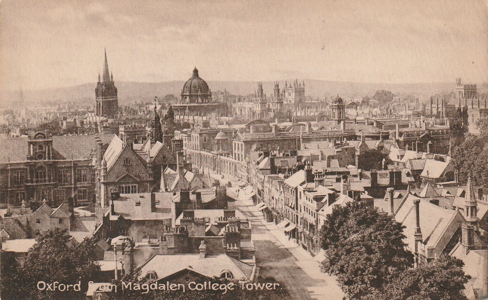 Oxford from Magdalen Tower
