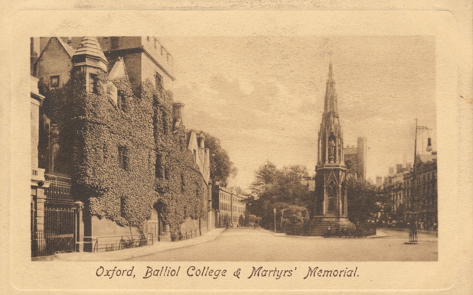 Balliol College & Martyrs’ Memorial