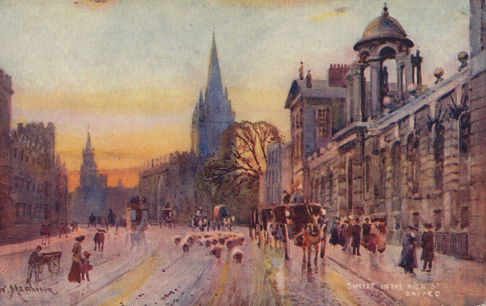 Sunset in the High Street