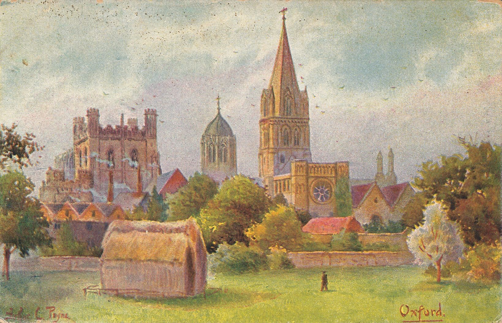 Bucolic view of Oxford