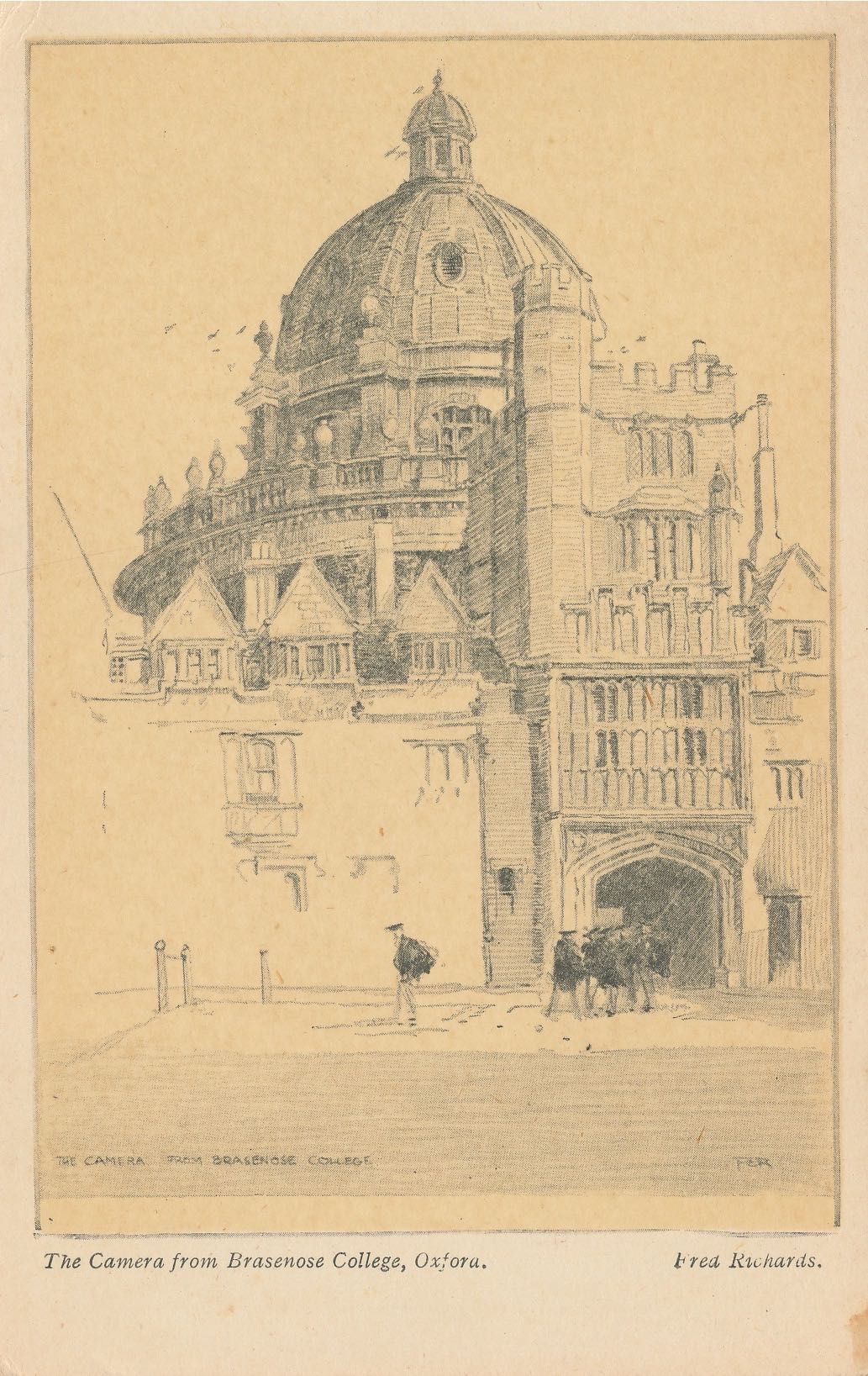 Radcliffe Camera from Brasenose College