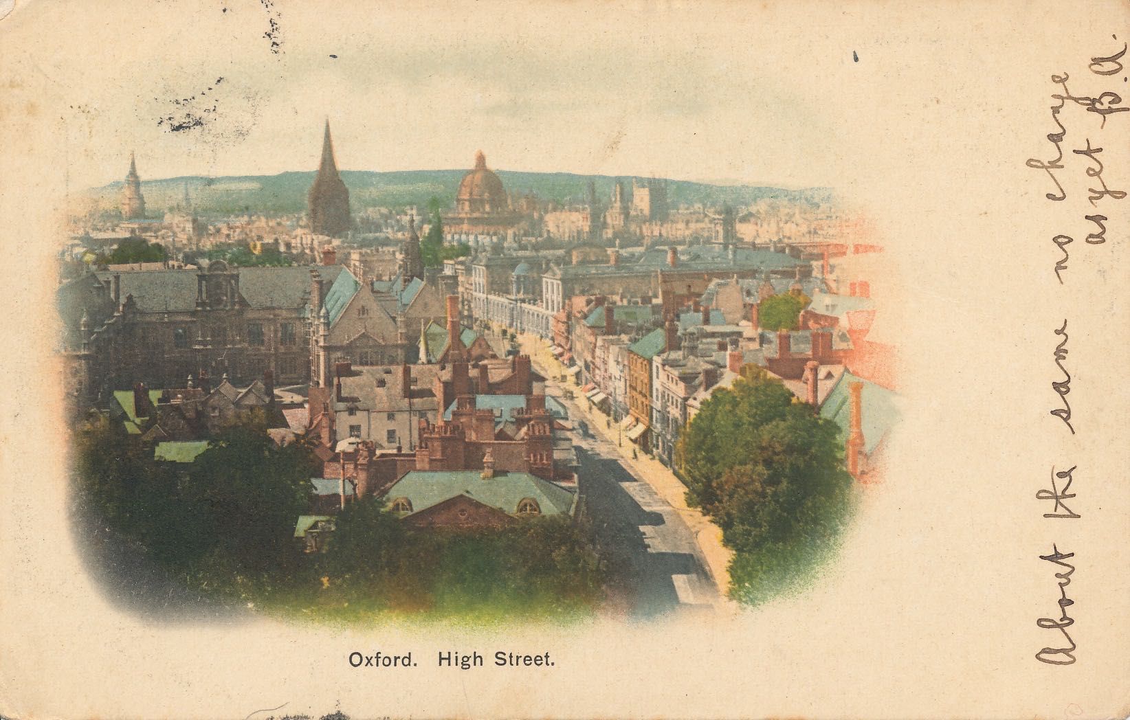 Oxford High Street - Aerial View