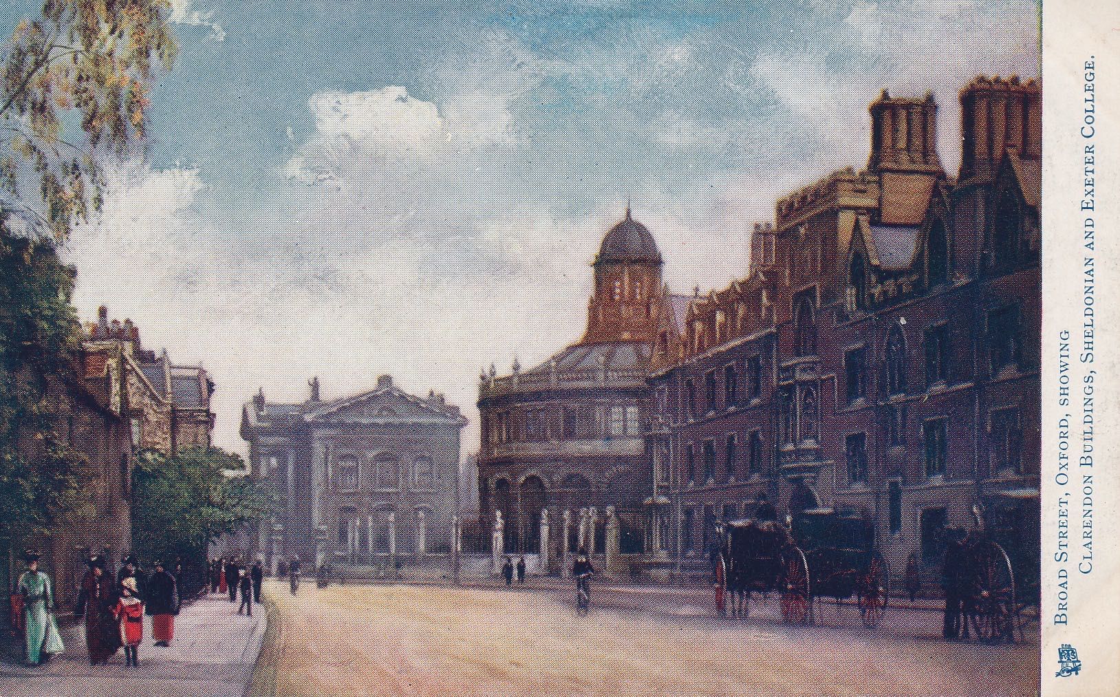 Broad Street showing Clarendon Building, Sheldonian & Exeter College