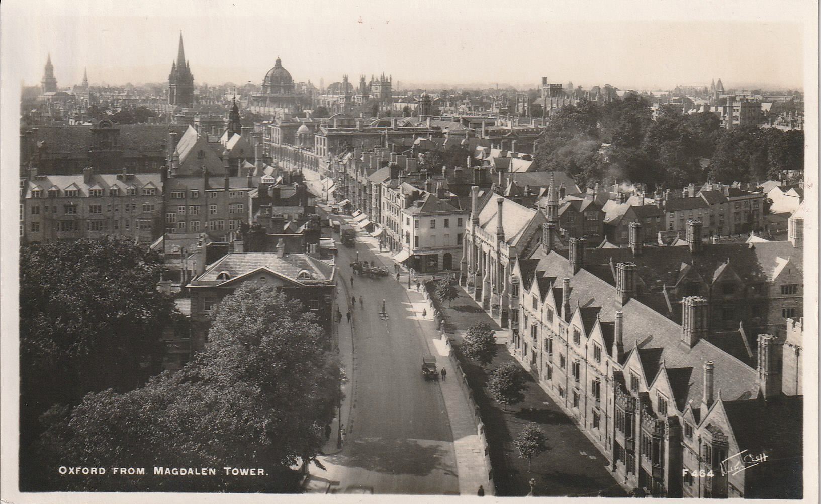 Oxford From Magdalen Tower
