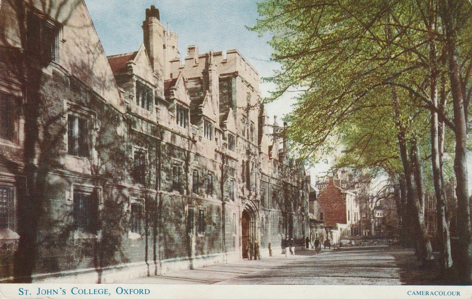 St John’s College frontage on St Giles